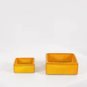 Jacques & dani ruelland, 2 ceramic catchalls, france, circa 1960