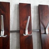 Rosewood wall coat holder