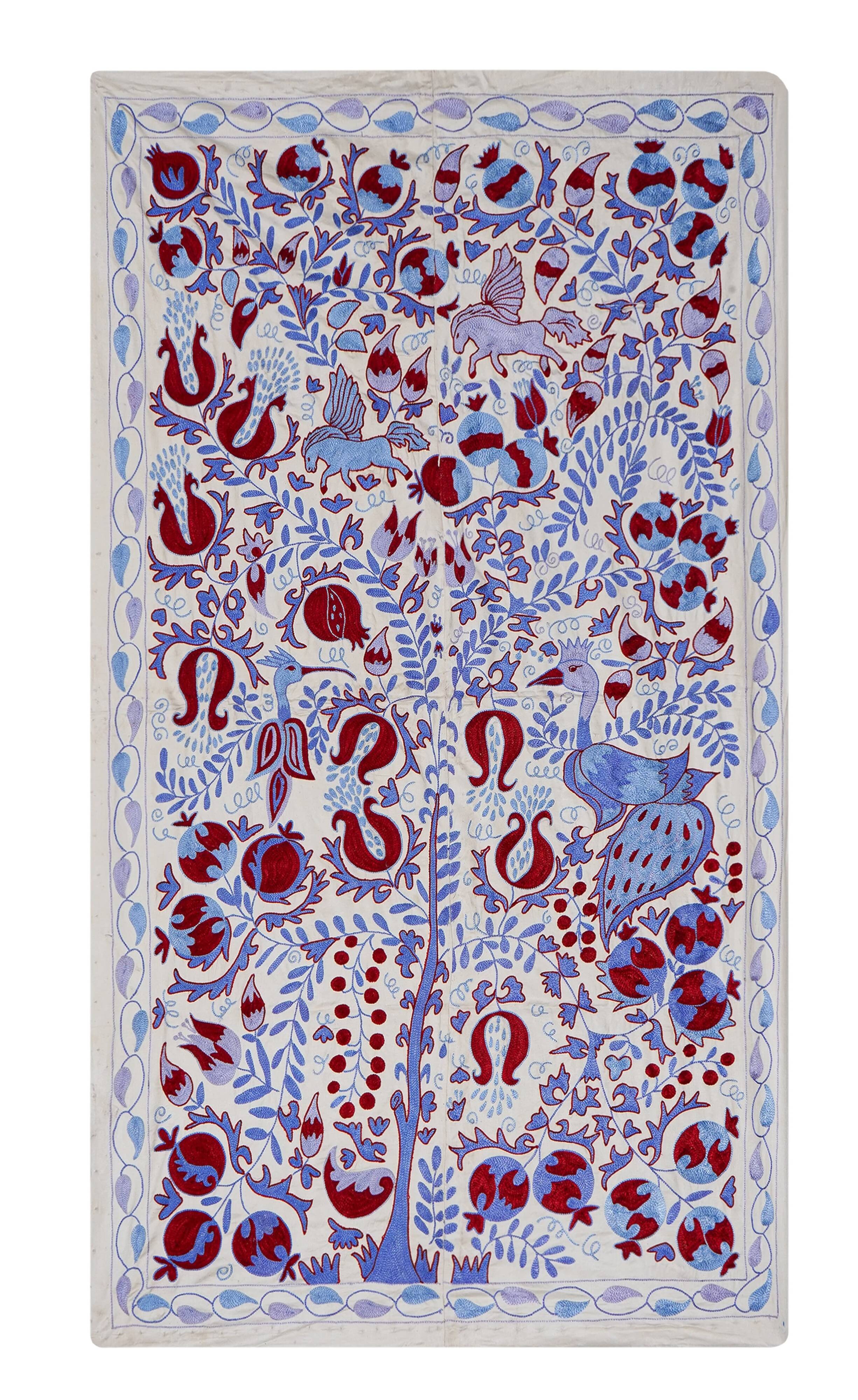 Hand-knotted rug, vintage Turkish rug 107x183 cm