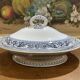 Minton English porcelain vegetable dish, Florentine pattern