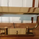 Golden sconce with switch