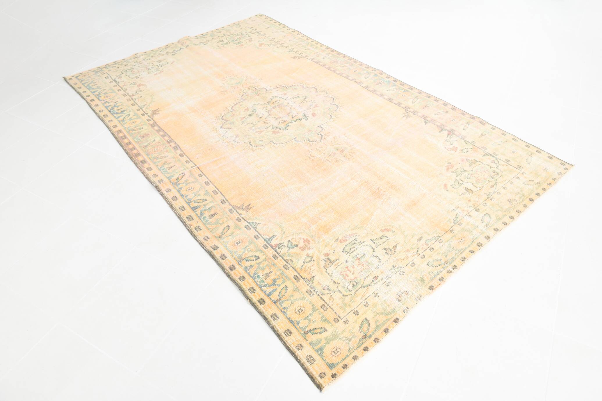 6x9 Oushak Area Rug, Soft Handwoven Rug, 172x276 Cm