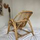 Vintage rattan armchair