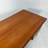 1960s Vintage Freestanding Danish Teak Writing Desk by Peter Løvig Nielsen