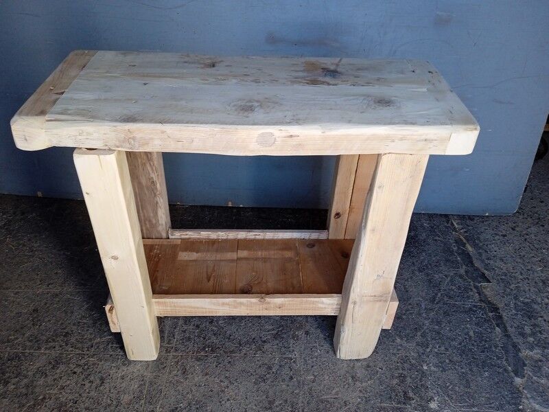 Established 100cm natural solid wood