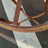 Gueridon ancien style louis xvi avec plateau marbre