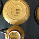 12 cups and saucer Boch La Louvière