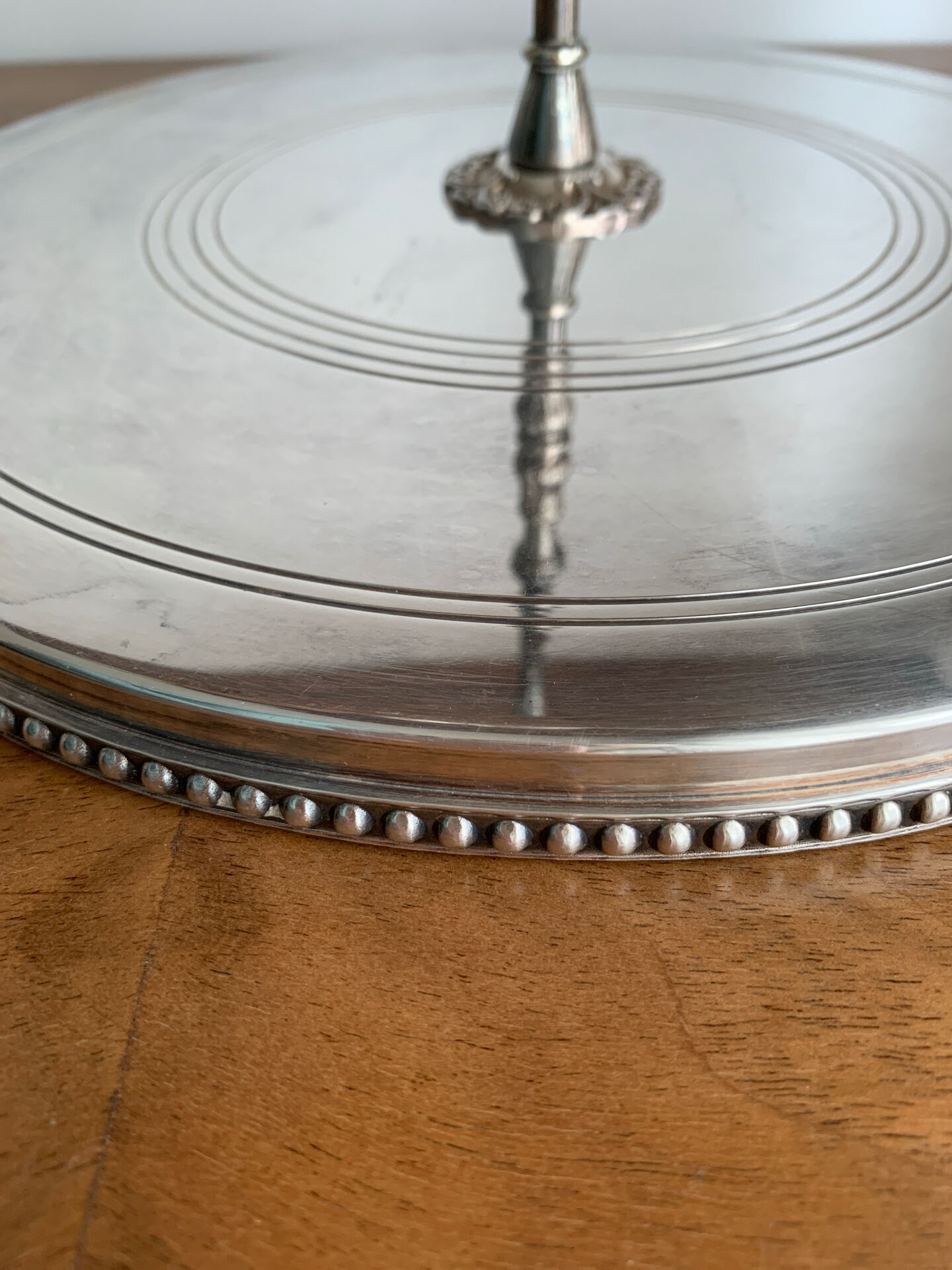 Silver-plated metal tray Roux-Marquiand