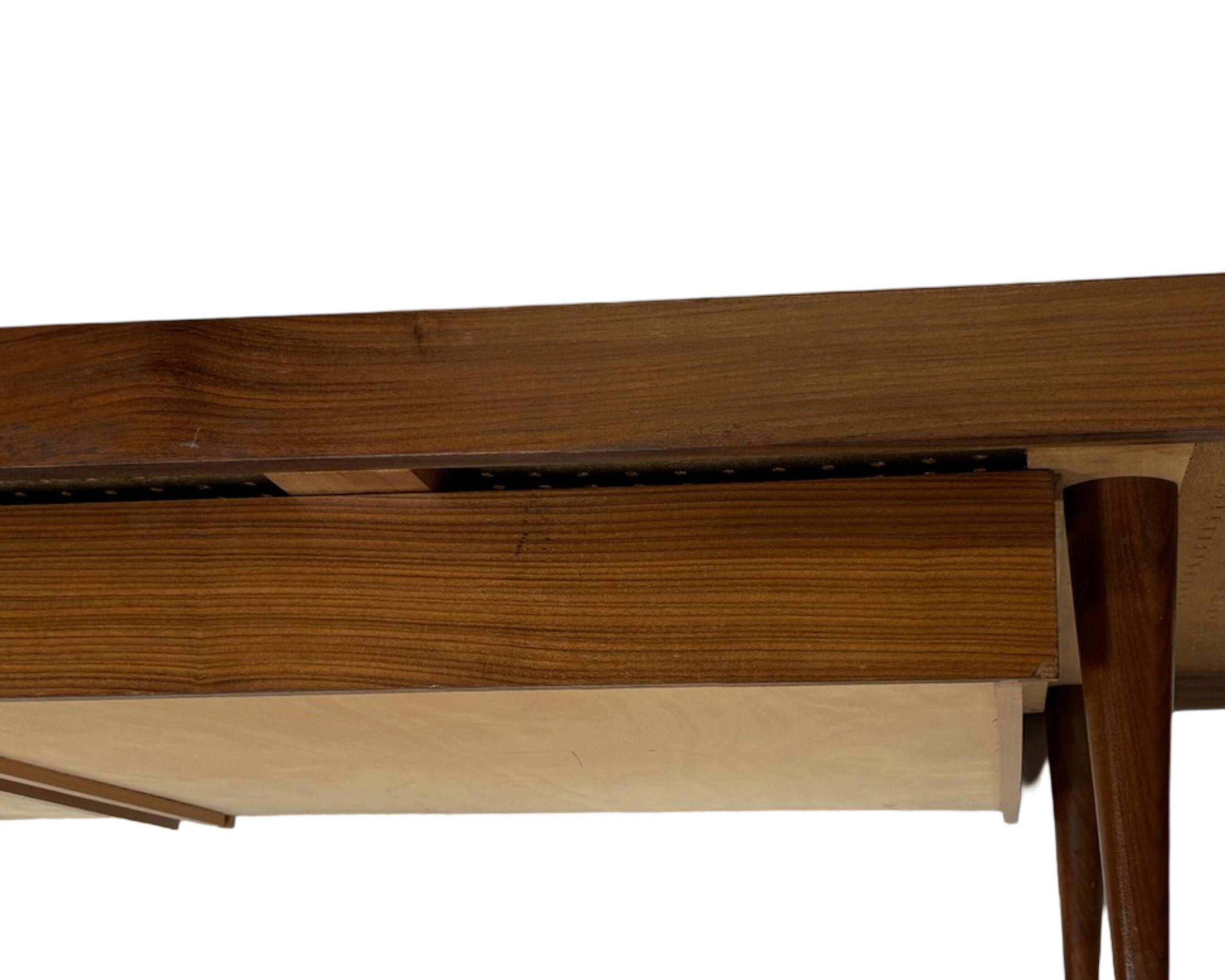 Vintage mid century daybed teak design with drawers