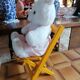 Children's folding wooden chair