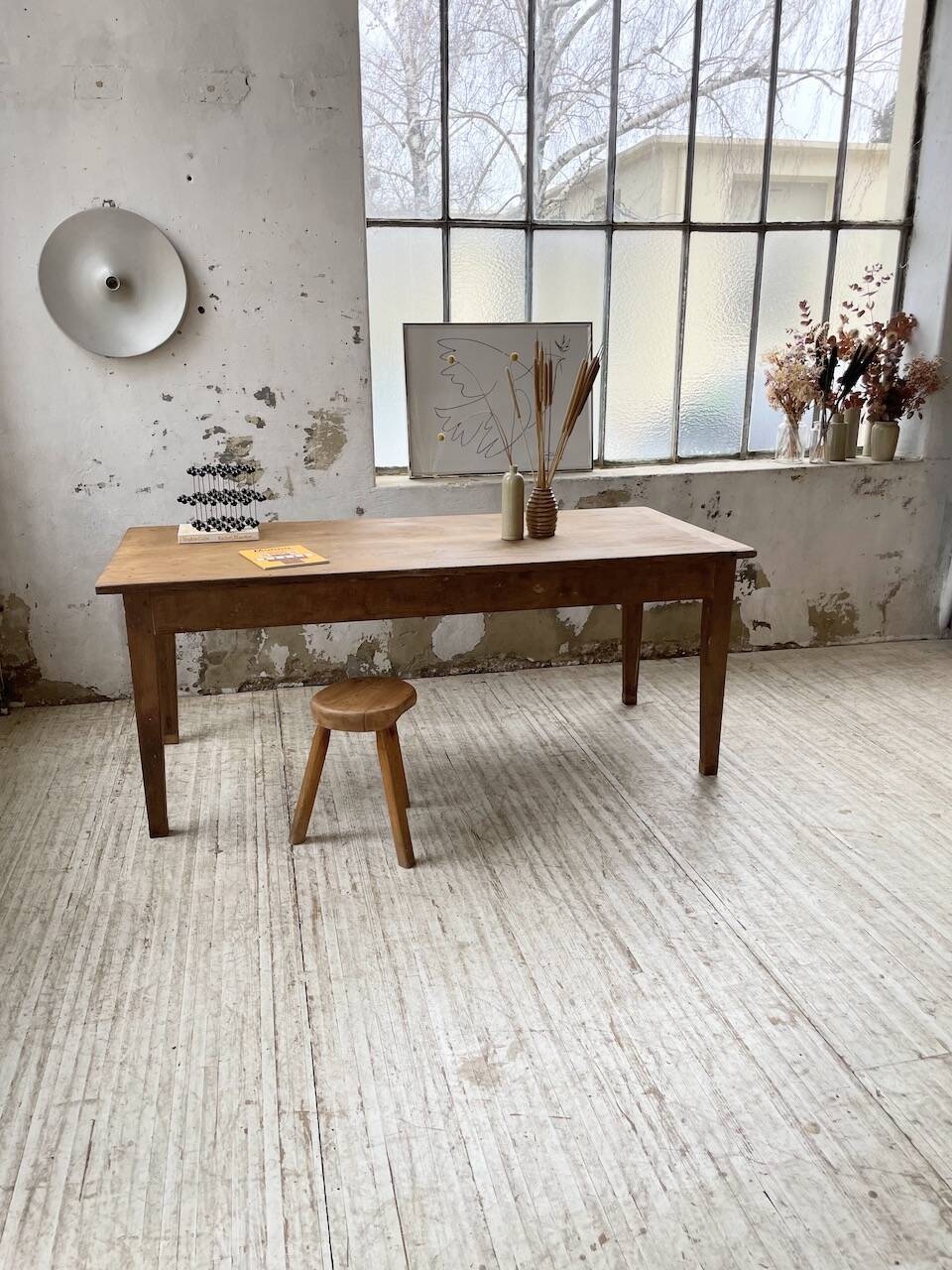 Oak farm table 2m