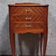 Louis XV style mahogany bedside table, circa 1900