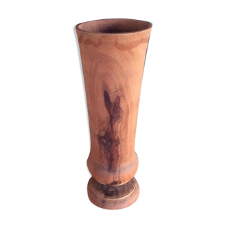 Wooden vase