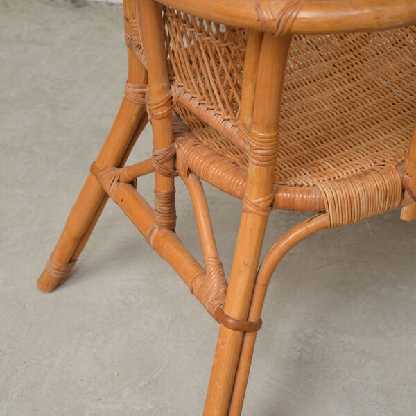 fauteuil en bambou et rotin, 1960
