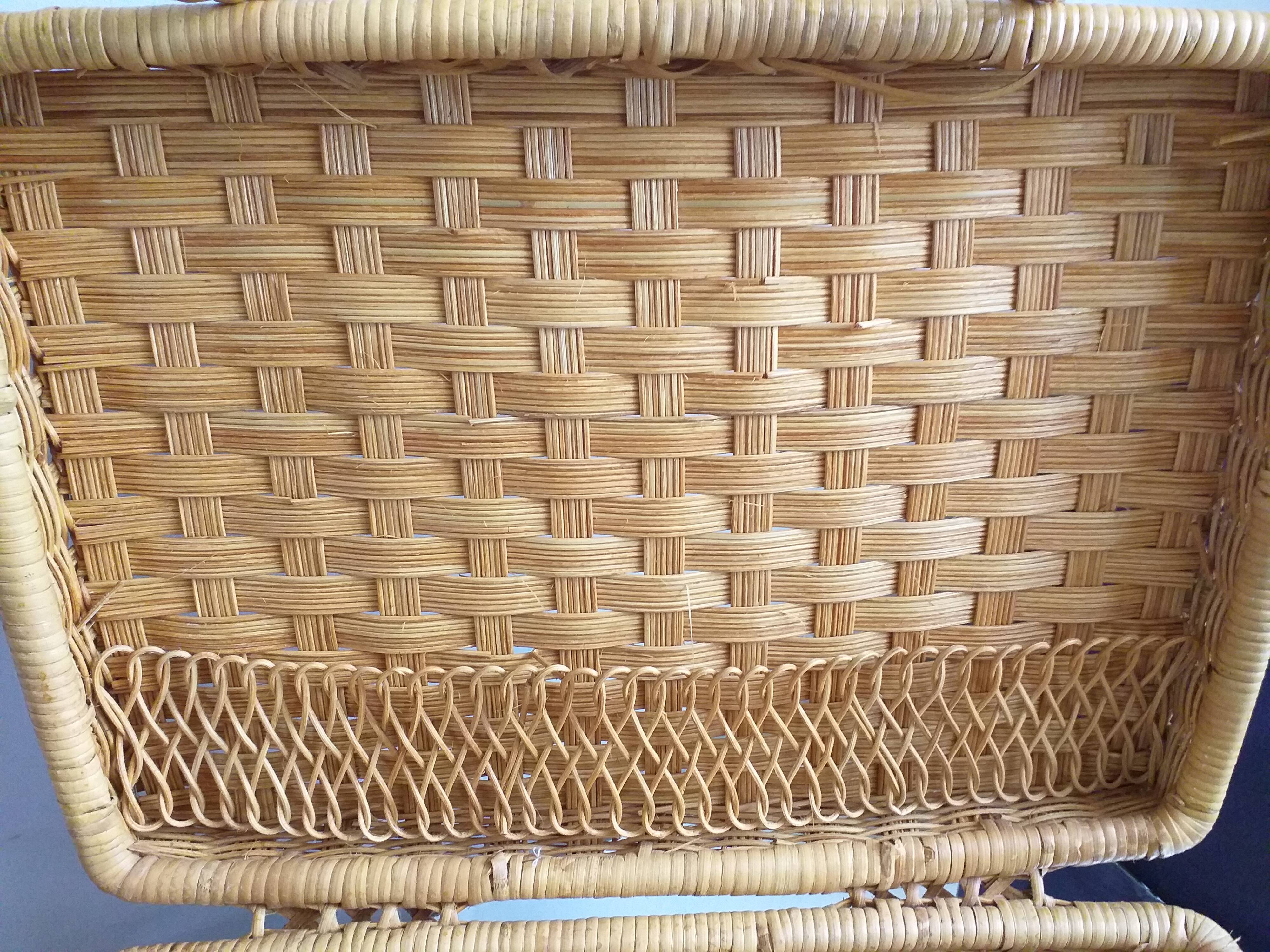 Vintage wicker case