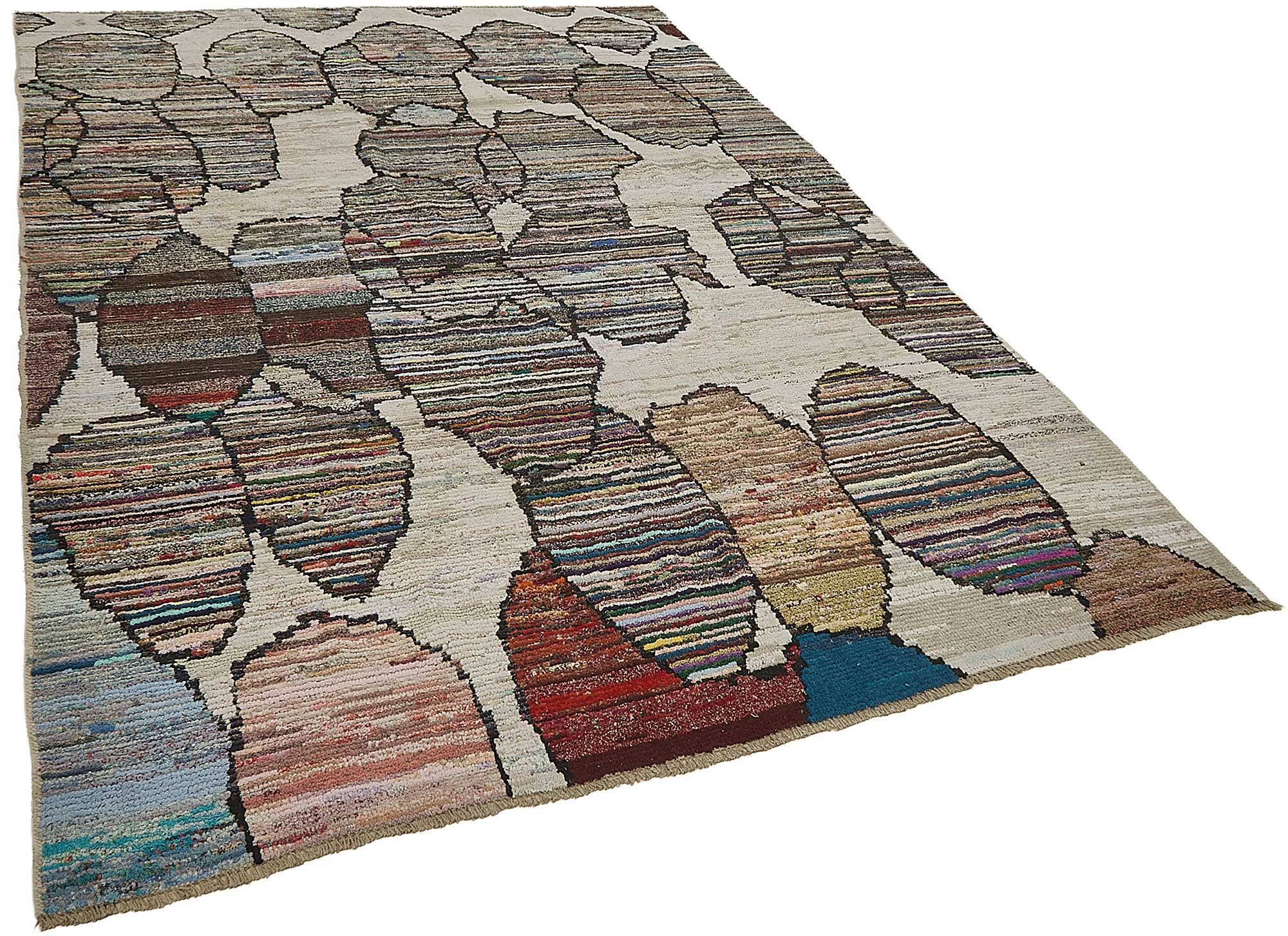 Handwoven Turkish Recycled Boho Rug 226 cm x 330 cm