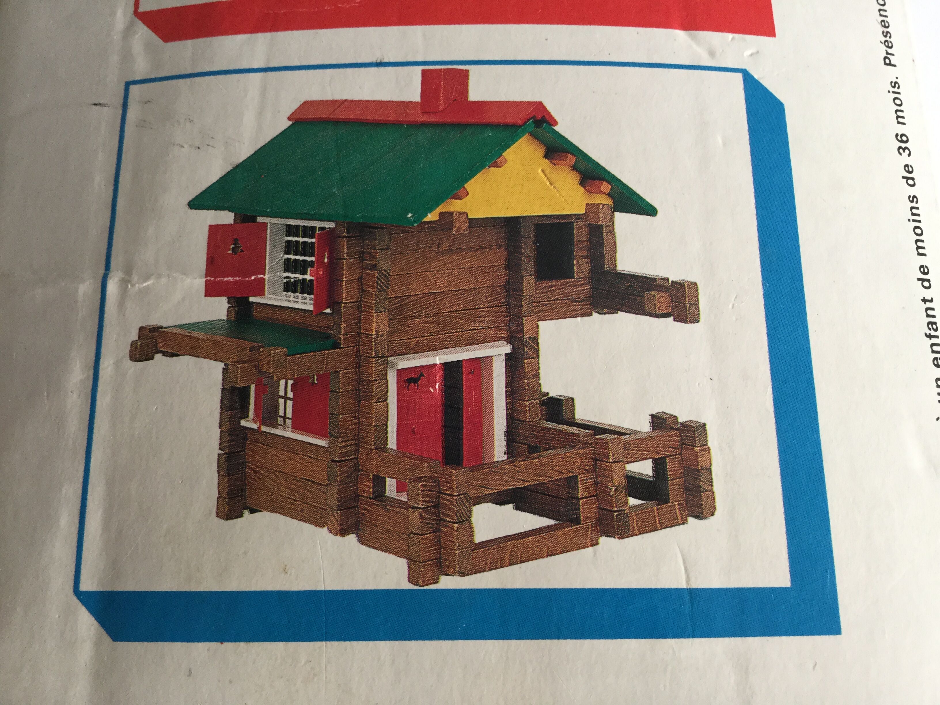 Wooden building game My cottage Jeujura