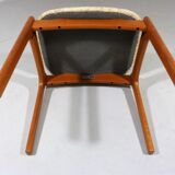 Modèle de tabouret en teck vintage 49 par Erik Buch pour O.D.Mobler A-S, Danemark