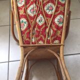 Rattan sewing basket