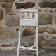 Rattan and wicker planter, 20th century