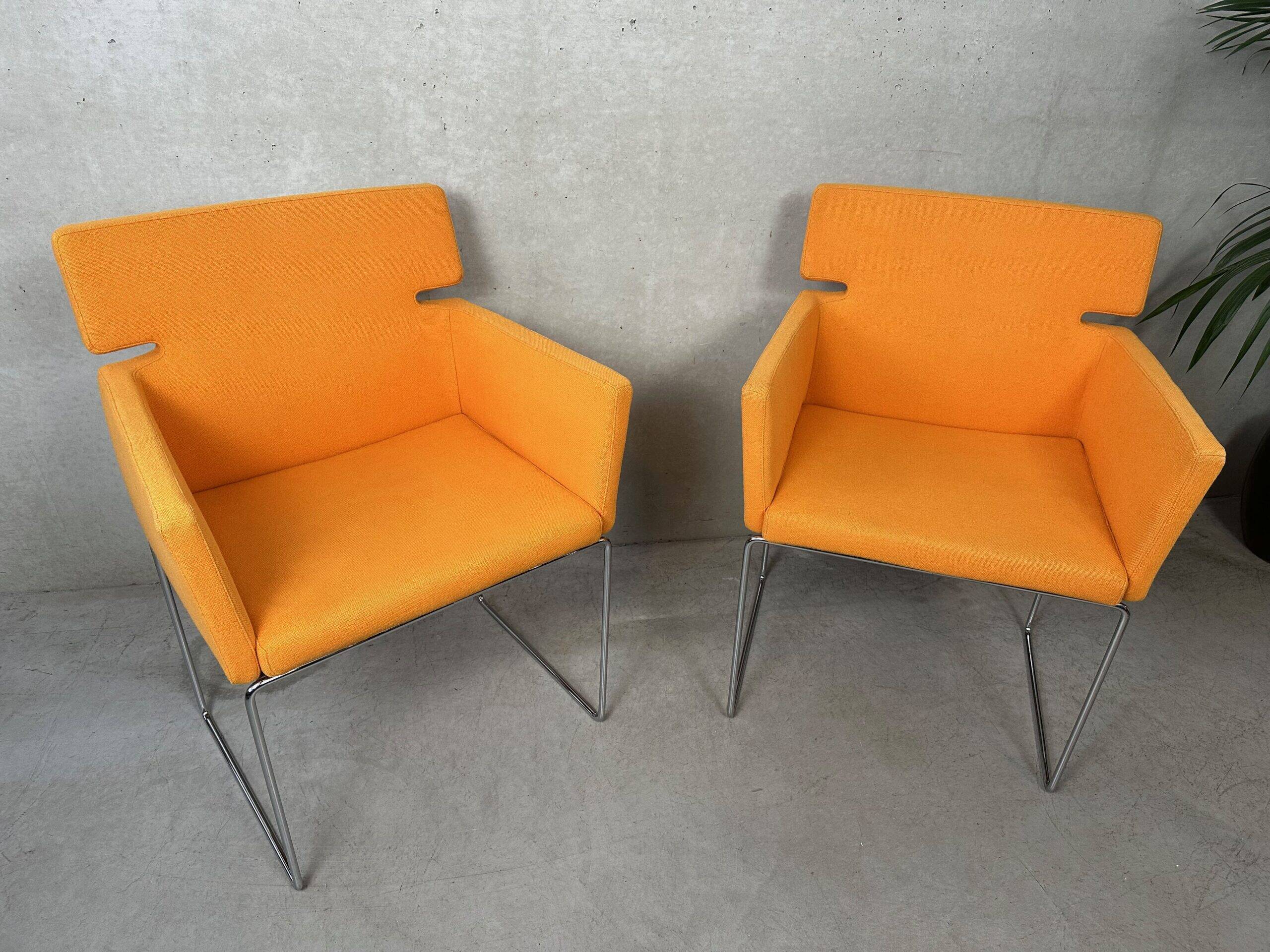2x fauteuils vintage 'Key-s' – Arnold Merckx – Artifort