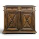 High walnut buffet from the Louis XIV period, late 17th century.