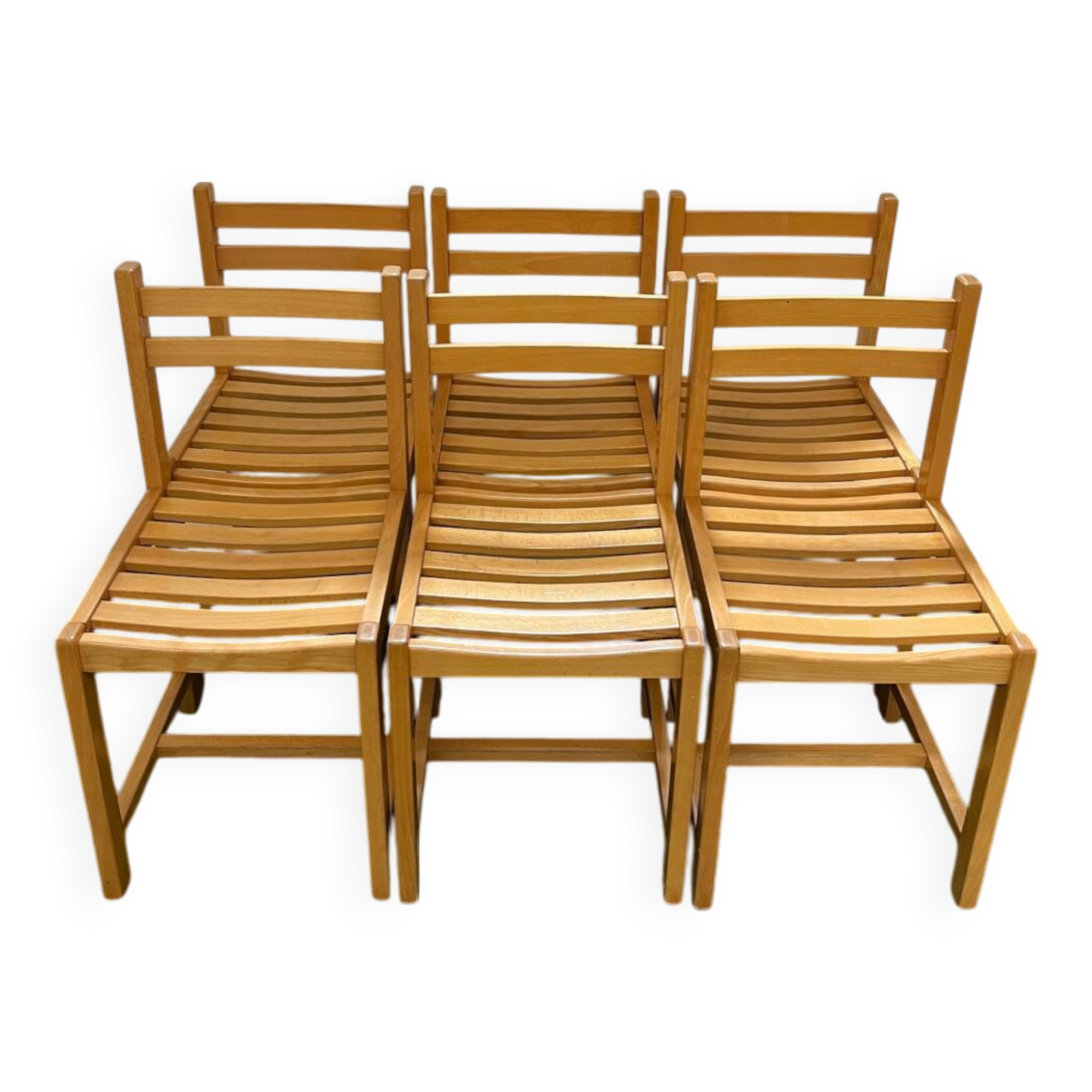 Lot de 6 Chaises André Sornay
