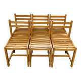 Set of 6 André Sornay Chairs