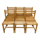 Lot de 6 Chaises André Sornay