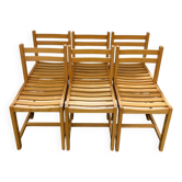 Set of 6 André Sornay Chairs