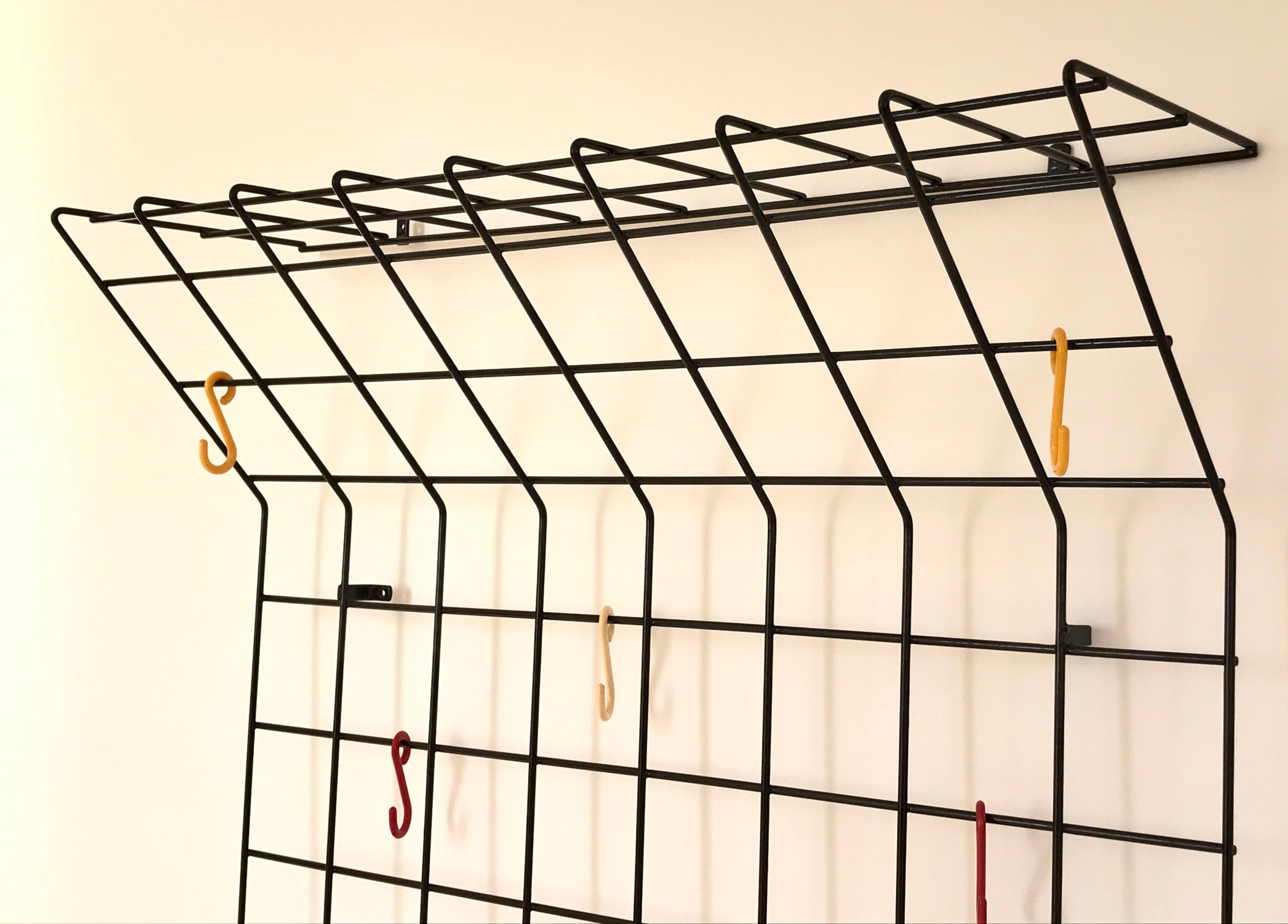 Wall doorpiece grid by Karl Fichtel for Drahtwerke Erlau A.G.Aalen, Germany 50s