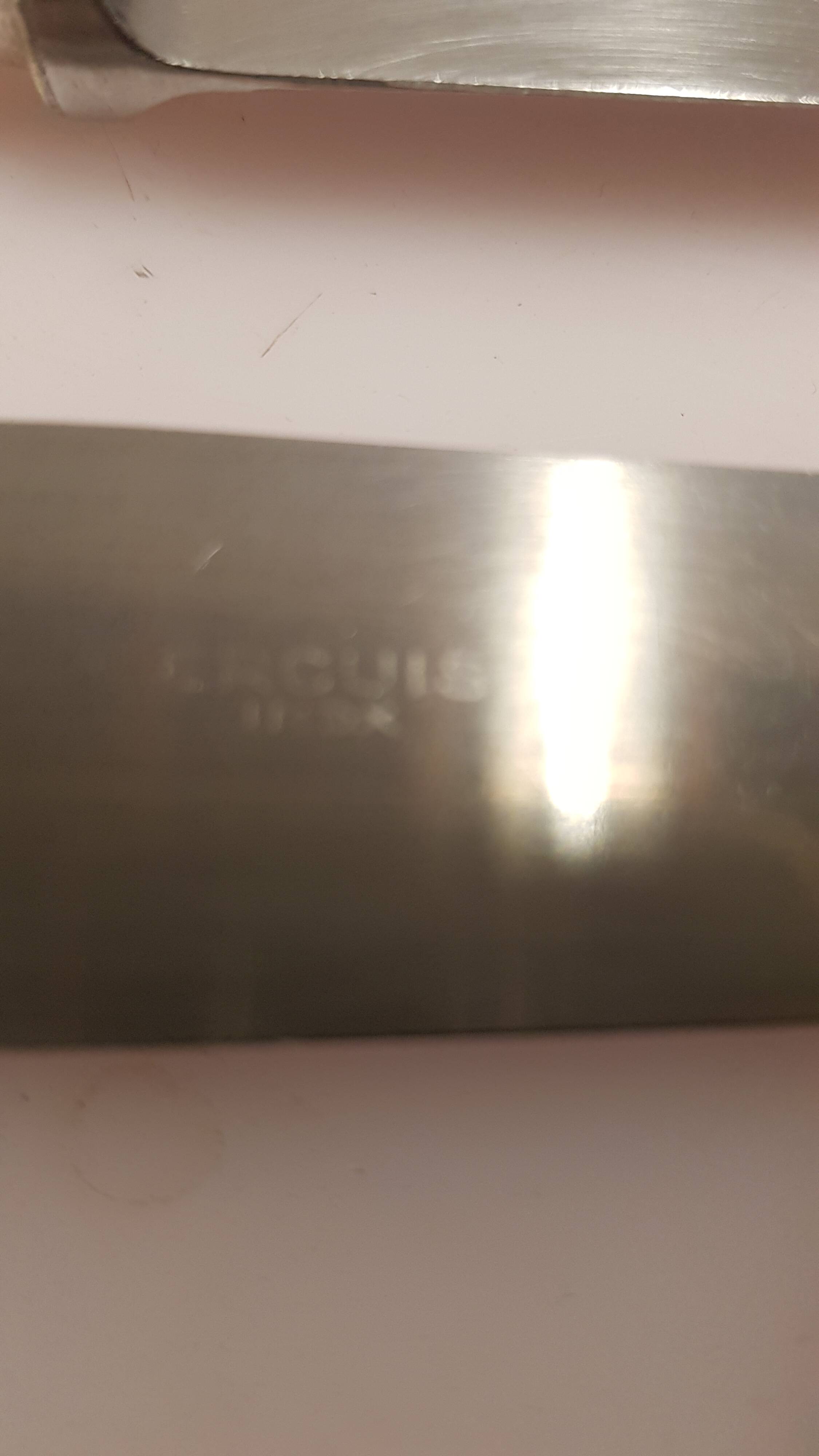 12 silver-plated knives, ercuis