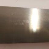 12 couteaux en métal argenté,  ercuis