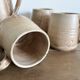 Vintage complete stoneware service – 6 mugs & jug Vallauris