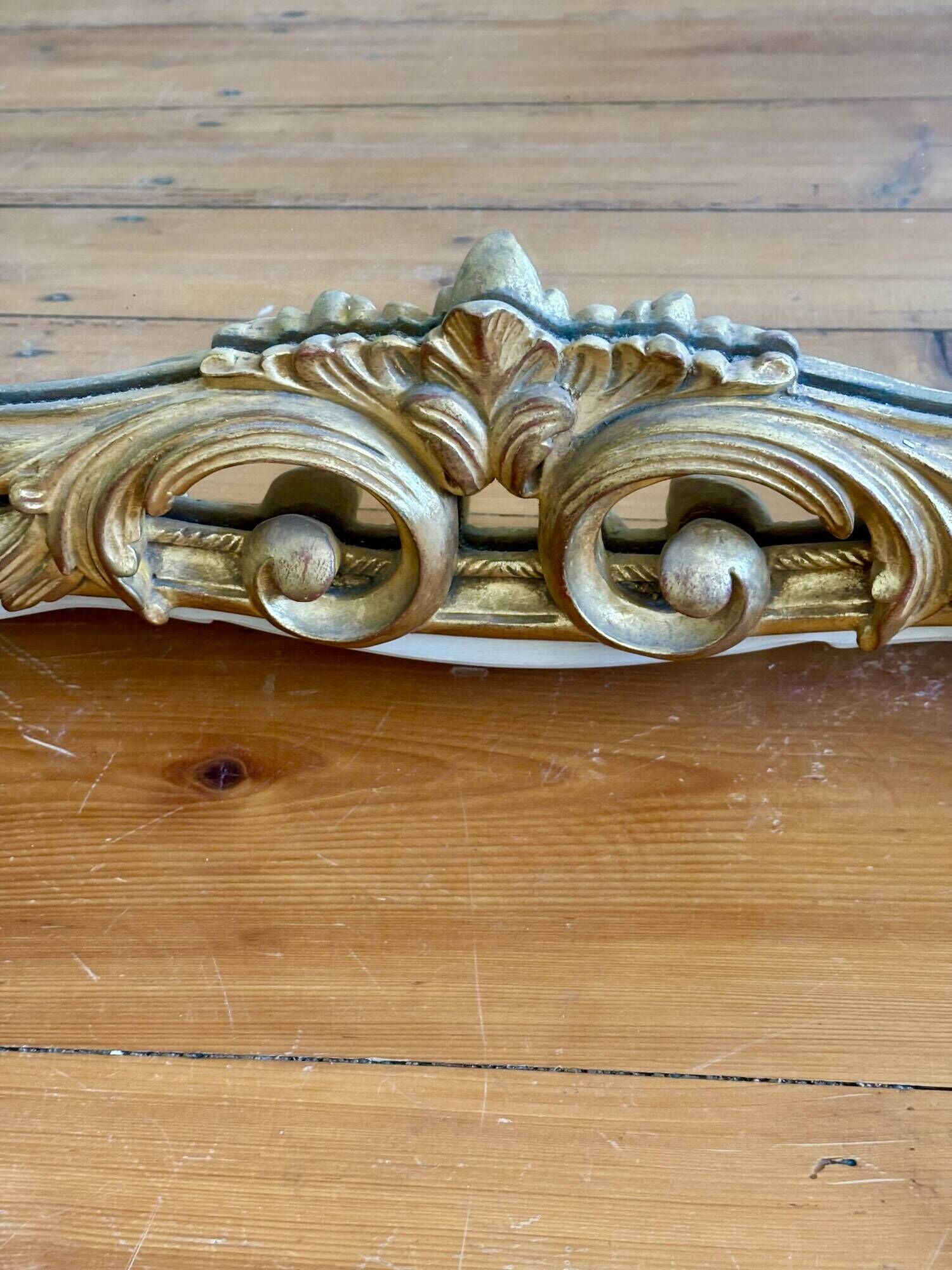 Large gold mirror in Louis XV style