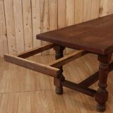 Grande table de ferme en chêne style monastère