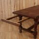 Large monastery style oak farmhouse table