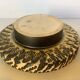 Green ceramic candle holder