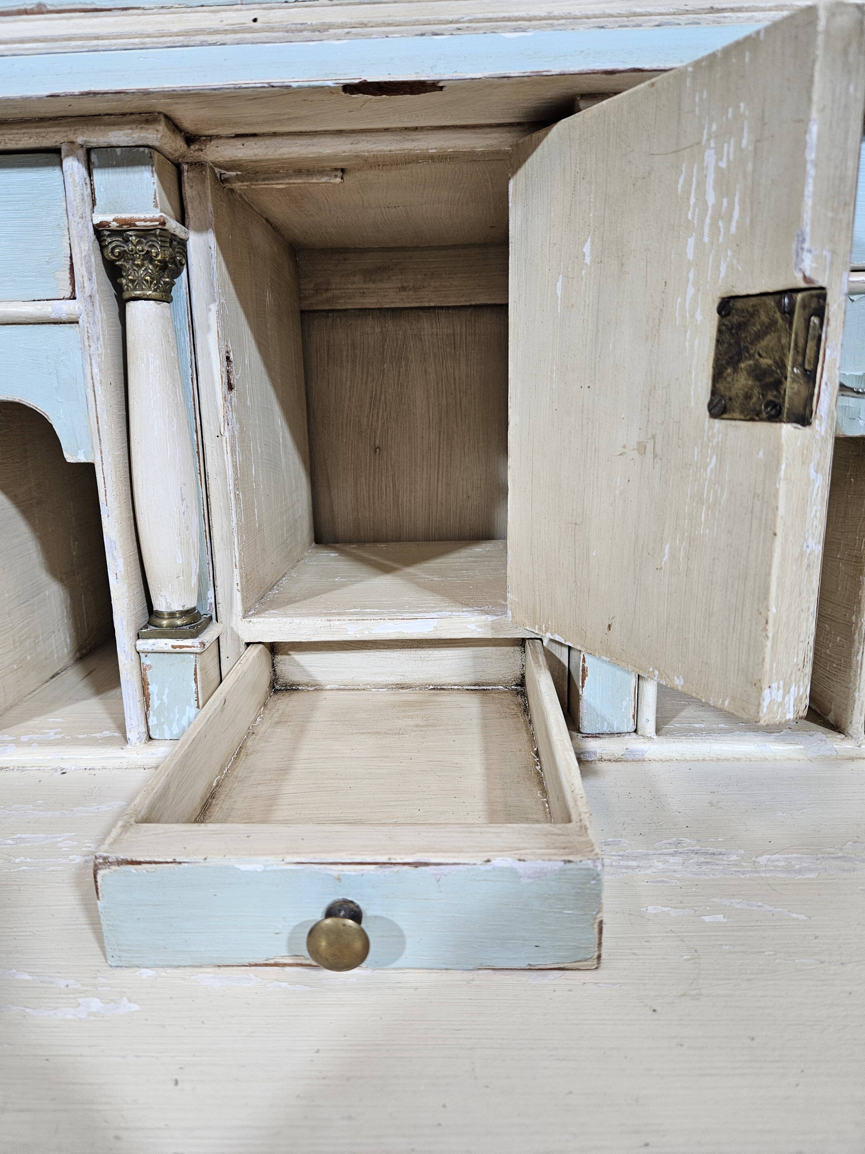 Secretary with a Biedermeier extension, Bookcase, first half of the 19th