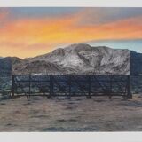 Original signed lithograph by JR: Death Valley, 2021