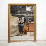 Old rectangular mirror Louis Philippe 150cm x 107cm