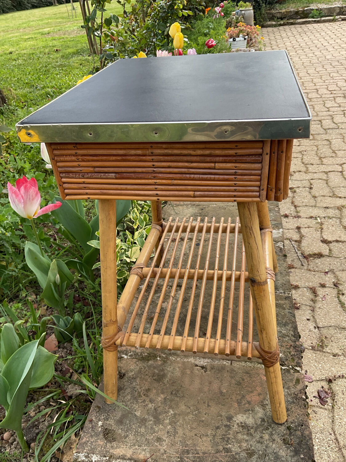 Chevet , table d’appoint vintage