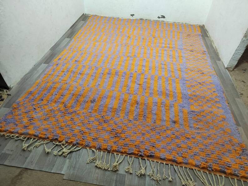 Moroccan Boujaad rug in wool, 200cm x 300cm