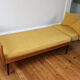 Daybed vintage 1960 chêne et rotin