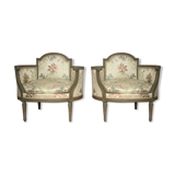 A pair of canopys
