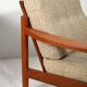 Pair of Danish 1950s teak armchairs
