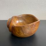 Empty wooden pocket of olivier