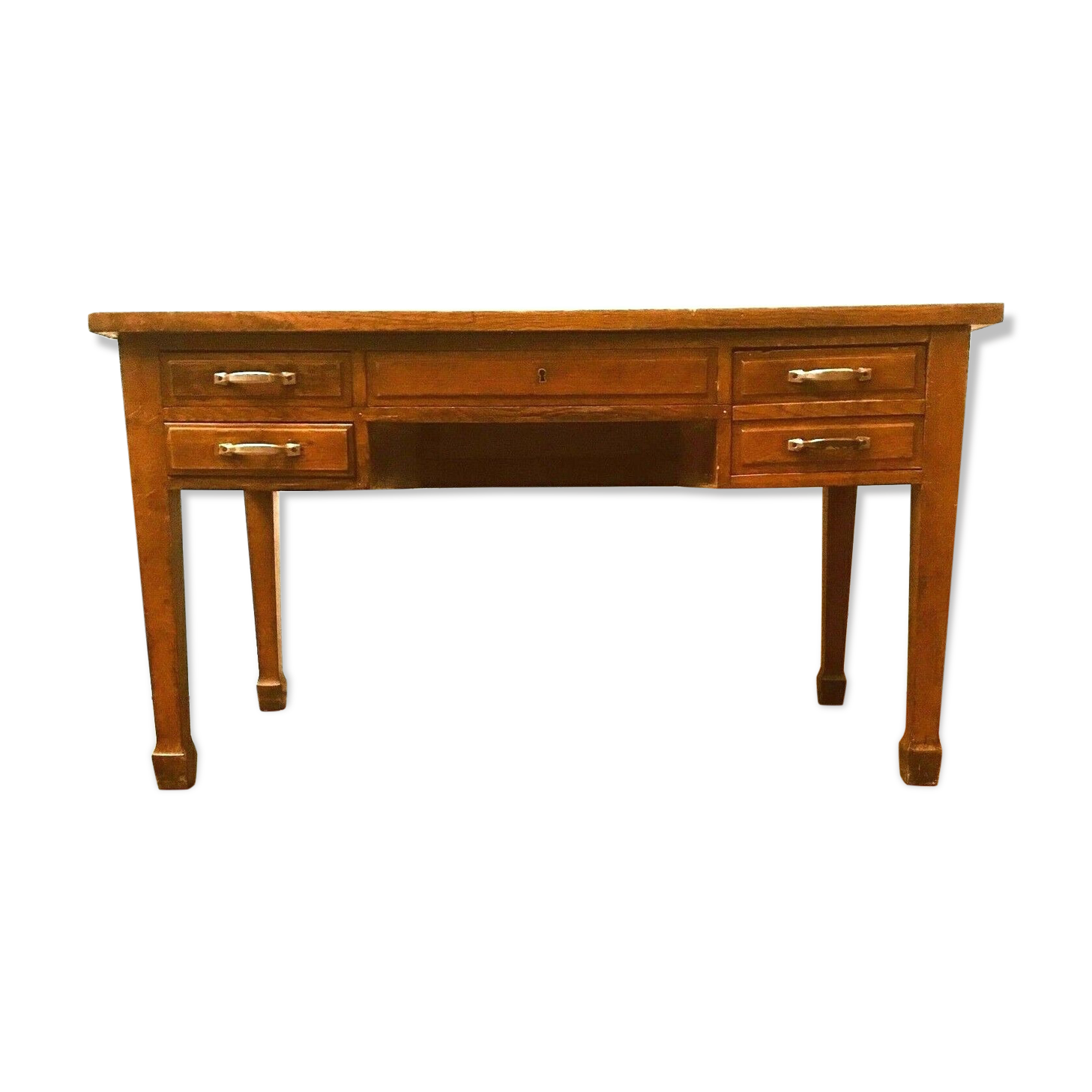 Bureau plat d'administration années 1940 xx siècle