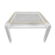 Italian Acrylic, Brass and Glass Coffee Table, 1980s