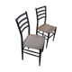 Pair of Italian design chairs 60